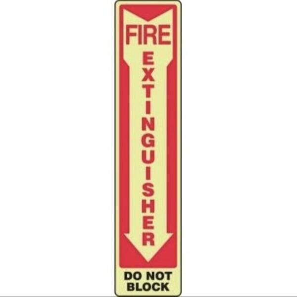 Accuform GLOWINTHEDAR K SAFETY SIGN FIRE MLFX509GP MLFX509GP - main